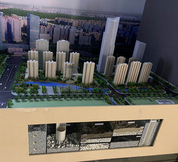 林甸县建筑模型